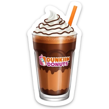 Dunkin’ Donuts dunkalatte   sticker