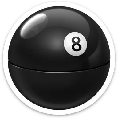 magic eight ball sticker