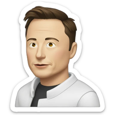 elon musk doing drugs, for educational purposes only, inclusiveness and positive, LGTBQ+ sticker