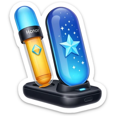 Honor phone with Magic Capsule sticker