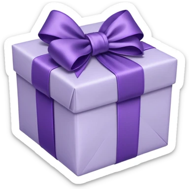 A lavender gift present for a woman sticker