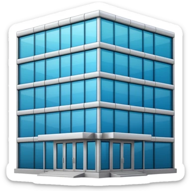facade of a company sticker