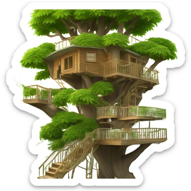 Cannabis treehouse ap sticker