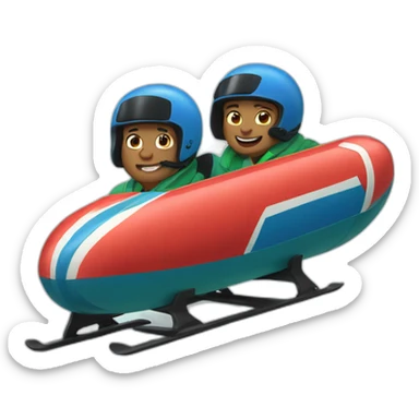 Bobsled sticker