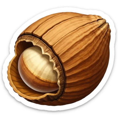 nut with shell sticker