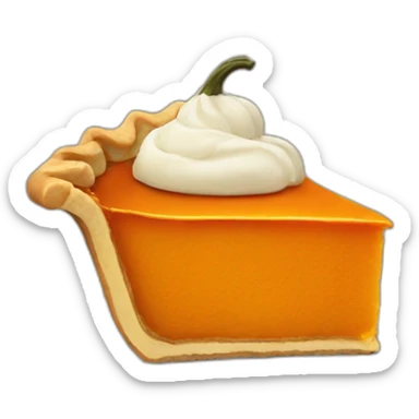 Pumkin pie sticker