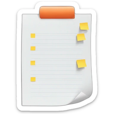 to do list with magazines letters sticker