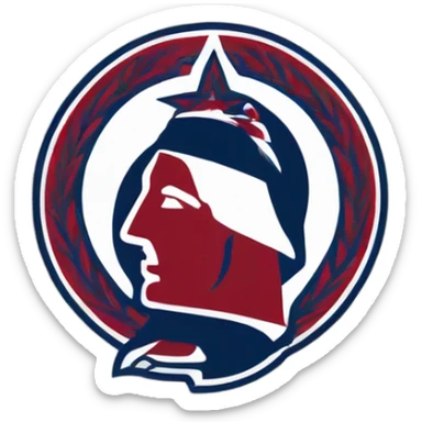 Washington commanders logo sticker