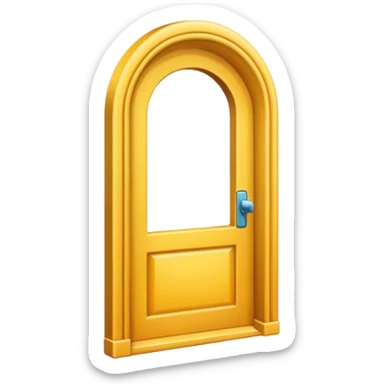 dimensional doorway  sticker