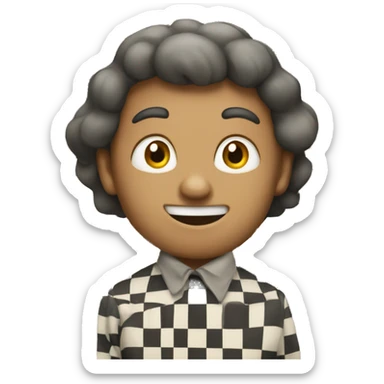 Checker borad sticker