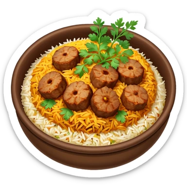 mutton biriyani sticker