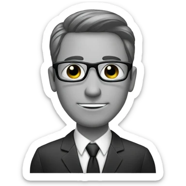 Make a realtor in a suit with a scribble or black rectangle covering there eyes  sticker