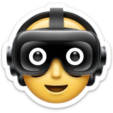Lentes de realidad virtual sticker