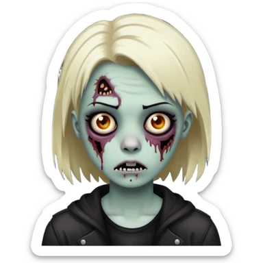 emo grunge y2k zombie sticker
