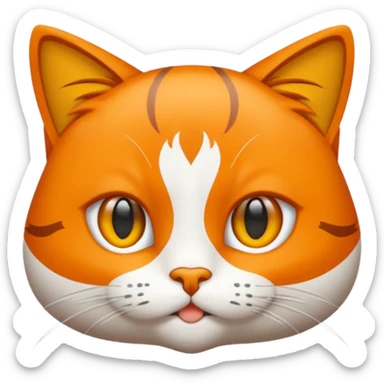 Elinde bicak olan caliko cinsi bir kedi tasma vs hiç bir sey olmasın üstünde bıçağı elinde tutsun gözleride bal rengi sticker