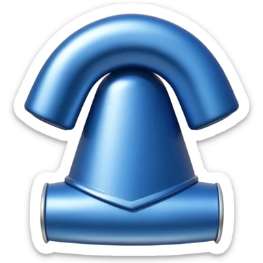 Corno francese blu sticker