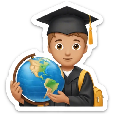 "🎓 Your child is in 11th grade ✈️ and you're looking for a country for university abroad? 🌍 (🤝 and supports your child throughout the first year after arrival. 🏫)" sticker