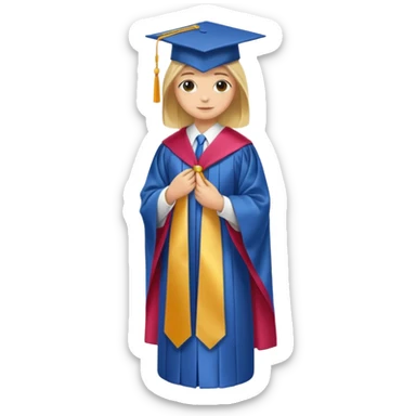 graduate sash sticker
