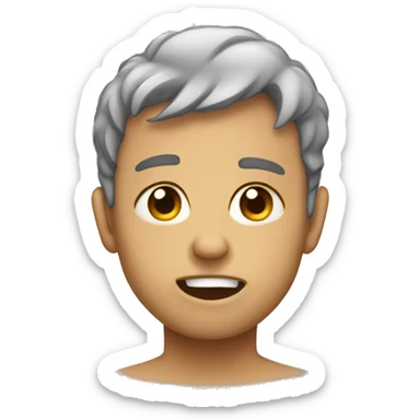 Mildly uncomfortable emoji sticker