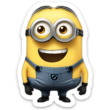 laughter emoji but it's a minion sticker