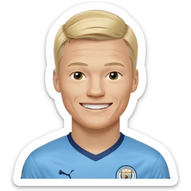 Erling Haaland Manchester City sticker