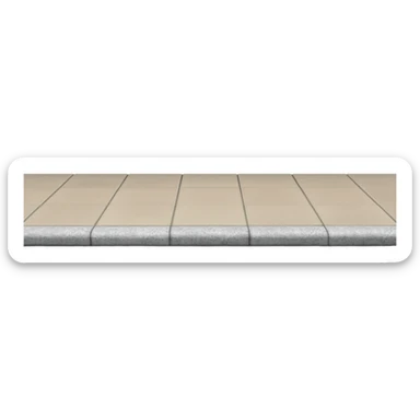 Street Sidewalk only pavement and street sticker