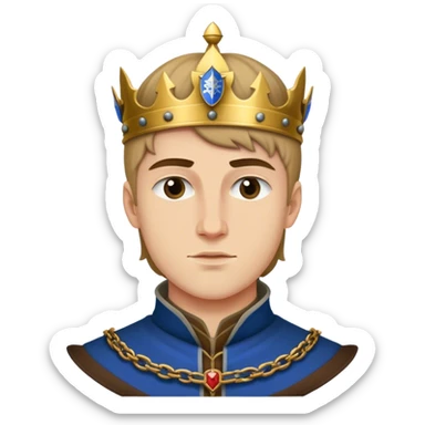 Little medieval duke  sticker