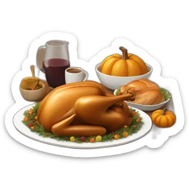 Thanksgiving Day sticker