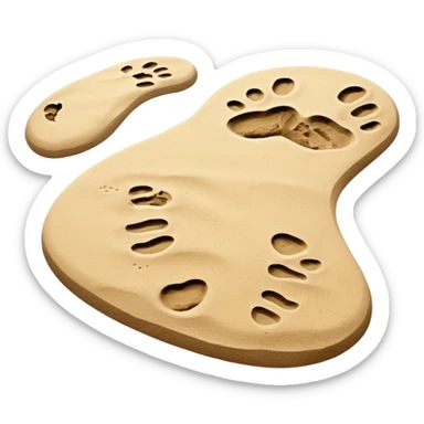 HORSE FOOTPRINTS sticker