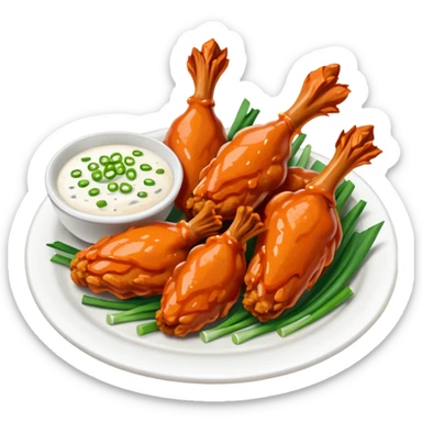buffalo chicken wings sticker