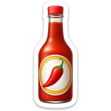 chilies super hot sauce sticker