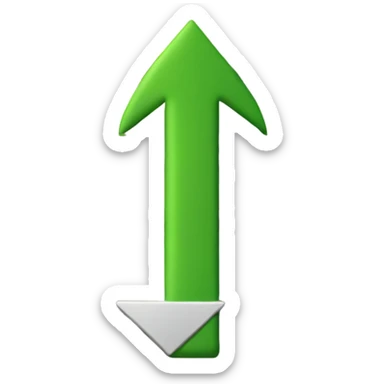 arrow for switching the direction of railway tracks sticker