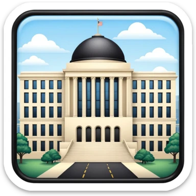 make the beautiful president's office building sticker