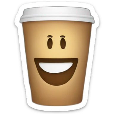 Outside of an Italian coffee on a corner downtown Houston sticker