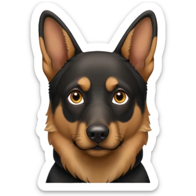 german shepard  sticker