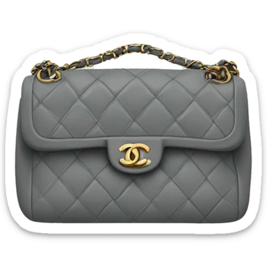 Gray Chanel bag sticker