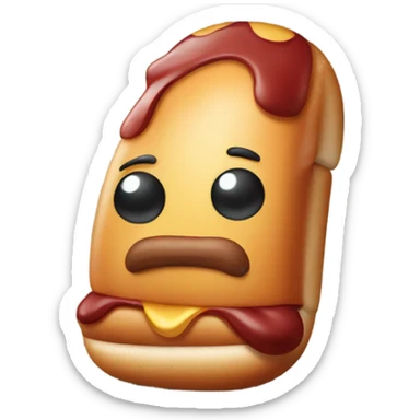 Angry weenie sticker