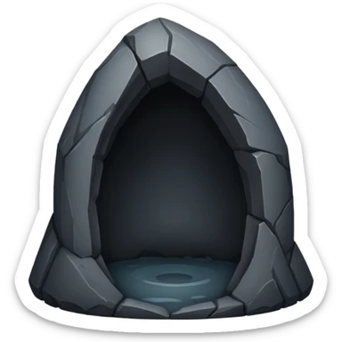 make a emoji with a round cave sticker