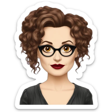 Helena bonham carter sticker