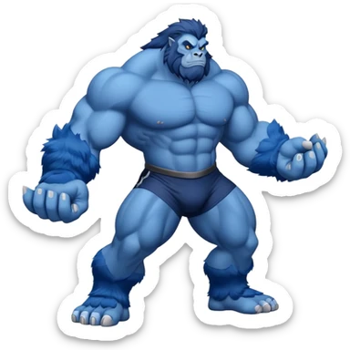 The beast x men sticker
