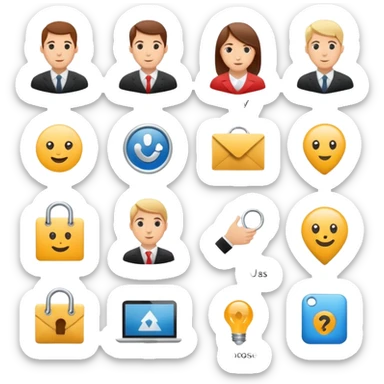 company overview, about us, contact us, we serve, why choose us sticker