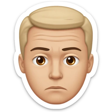 Guy with doubts sticker