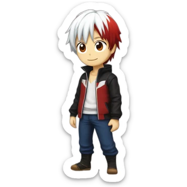 Shoto todoroki  sticker