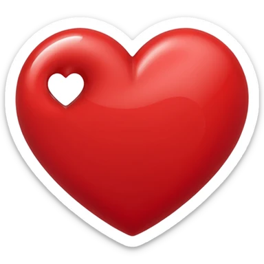 An heart ❤️ with a S write sticker