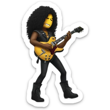 multiverse slash playing guitar sticker