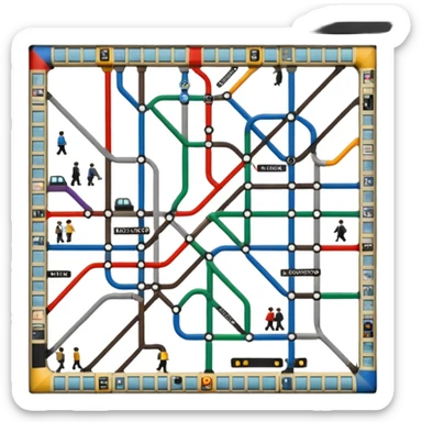 London underground sticker