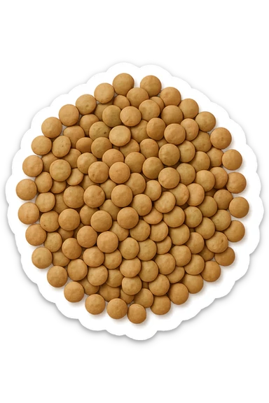 lenticchie viste dall'alto sticker