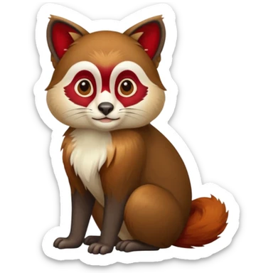 Red-shanked douc  sticker