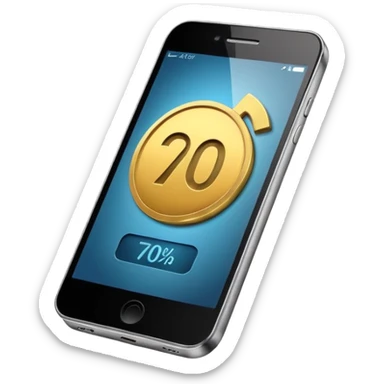 I need you r help creating an aemoji that represent affilaite marketing something that represent commisions dont include coins maybe like a phone and percetnage sign sticker