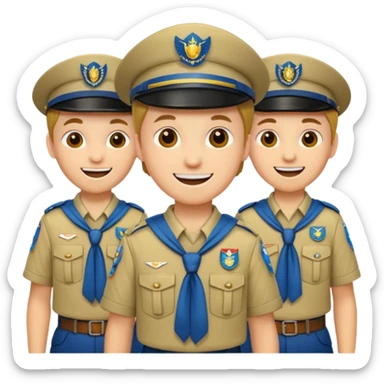 Scouts honor  sticker